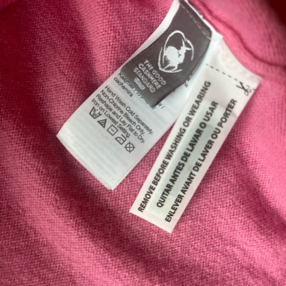 J. Crew 100% Cashmere Short Sleeved Pink Sweater Woman’s Sz S Luxury Barbie - Picture 6 of 10